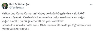 Artvin, Bayburt, Giresun, Gümüşhane, Ordu, Rize, Samsun, Tokat ve Trabzon dikkat! 50 santimetre uyarısı yapıldı - Resim : 1