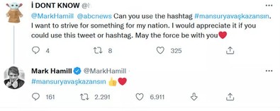 Star Wars'ın başrolü Mark Hamill'den şoke eden Mansur Yavaş paylaşımı! - Resim : 1