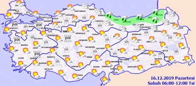 Meteoroloji bölge bölge uyardı!.. Yola çıkacaklar sabah ve gece saatlerine dikkat! - Resim : 1