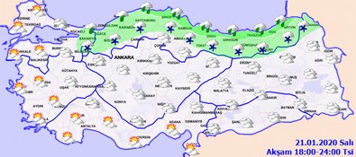 Meteoroloji bölge bölge uyardı!.. Yola çıkacaklar dikkat!.. Kar, fırtına..! - Resim : 3