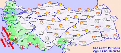 Bu illerde yaşayanlar dikkat!.. Meteoroloji saat verdi!.. Kuvvetli olacak! - Resim : 2