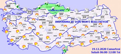 Bu illerde yaşayanlar dikkat!.. Meteoroloji saat verdi!.. Sağanak, buzlanma, kar, sis..! - Resim : 1