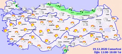 Bu illerde yaşayanlar dikkat!.. Meteoroloji saat verdi!.. Sağanak, buzlanma, kar, sis..! - Resim : 2