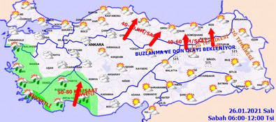 Meteoroloji saat verdi!.. Kar yine kapıya dayandı!.. Önleminizi alın! - Resim : 1