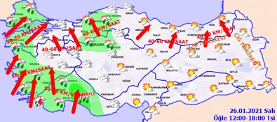 Meteoroloji saat verdi!.. Kar yine kapıya dayandı!.. Önleminizi alın! - Resim : 2