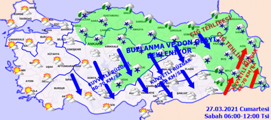 Meteoroloji bölge bölge uyardı!.. Önleminizi alın, kuvvetli vuracak! - Resim : 1