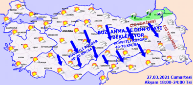 Meteoroloji bölge bölge uyardı!.. Önleminizi alın, kuvvetli vuracak! - Resim : 3
