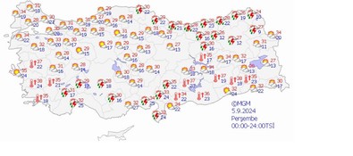 Meteoroloji 5 Eylül için açıklama yaptı! Şiddetli sağanak yağmur gümbür gümbür geliyor - Resim : 1