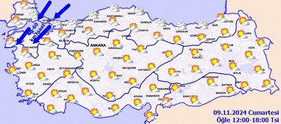 Hafta sonu planı yapmadan haritayı mutlaka kontrol edin: İl il açıklandı, kuvvetli bastıracak - Resim : 1