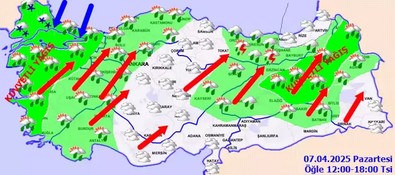 Bahar beklenirken kış geri döndü: Nisan ortasında kar sürprizi! İstanbul dahil 10 ile sarı kodlu uyarı - Resim : 1