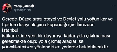 İstanbul-Ankara yolu trafiğe kapatıldı - Resim : 1