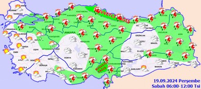 Yeni günün hava tahmin raporu açıklandı: Saat verildi, Türkiye yağışlı havaya teslim - Resim : 1
