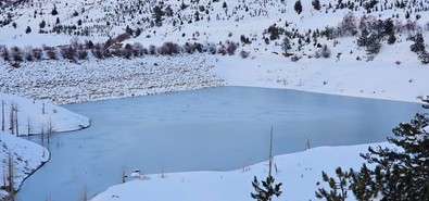Akdeniz'in Sibiryası olarak biliniyordu. Türkiye'nin en soğuk noktalarından biri olan göletin son hali şaşırttı - Resim : 1