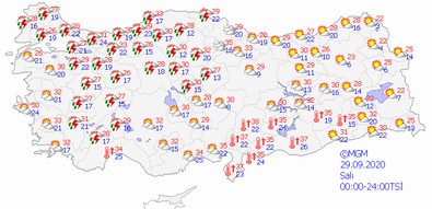 Meteoroloji tek tek sayıp uyardı! Sağanak geliyor - Resim : 1