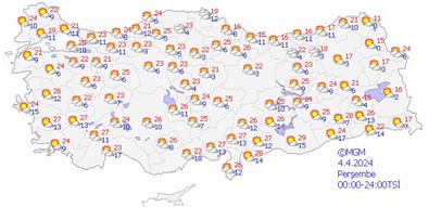 MGM 4 Nisan hava tahmin raporunu yayımladı: Bugün hava nasıl olacak? - Resim : 1