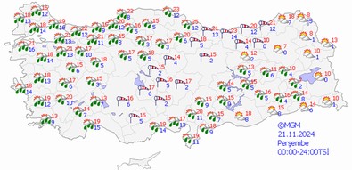 MGM, AKOM, Valilik... Peş peşe uyarılar geldi! Sıcaklıklar 10 derece birden düşecek - Resim : 1