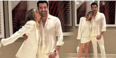 Sinem Kobal Kenan İmirzalıoğlu'nun doğum gününde paylaştı: Öpücüklü poza beğeni yağdı - Resim : 1