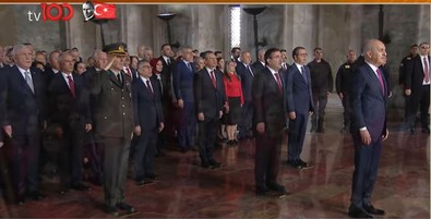 Anıtkabir'de 23 Nisan töreni! Devlet erkanı Anıtkabir'de - Resim : 2
