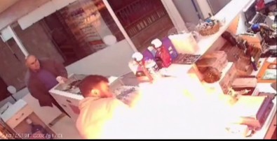 Bir anda alev aldı! Bomba gibi patladı - Resim : 2