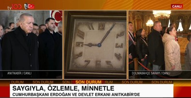 Cumhurbaşkanı Erdoğan ve Devlet Erkanı Anıtkabir'de! - Resim : 3