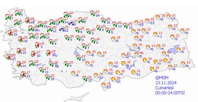 Meteoroloji saat vererek uyardı! Hazırlıklarınızı yapın! Kar, yağmur ve fırtına geliyor! - Resim : 1