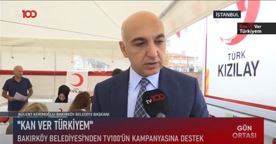Türkiye, tv100’ün ‘Kan ver Türkiyem’ çağrısına kulak verdi… Bakırköy Belediyesi’nden tv100'ün kampanyasına destek - Resim : 1
