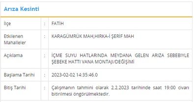 İSKİ'den 9 saatlik su kesintisi uyarısı geldi! 8 ilçede sular olmayacak - Resim : 3