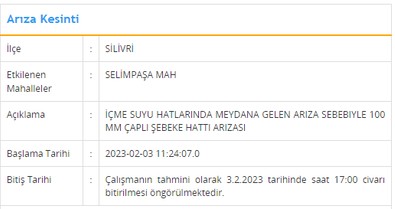 İSKİ, bu 5 ilçe için uyarı yaptı! 8 saat su kesintisi yaşanacak - Resim : 4