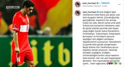 Özer Hurmacı futbolu bıraktığını açıkladı - Resim : 1
