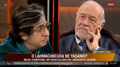 tv100'de Muhabbet Kralı'nda İlber Hoca korkuttu! Programın başında ayrılmak zorunda kaldı - Resim : 1