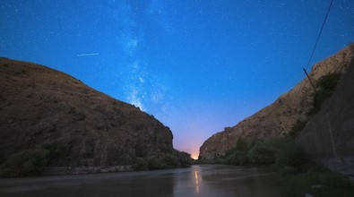 Erzincan'da gece karanlığında uzun pozlama tekniğiyle kayda alındı. Etkileyici görüntüler ortaya çıktı - Resim : 1