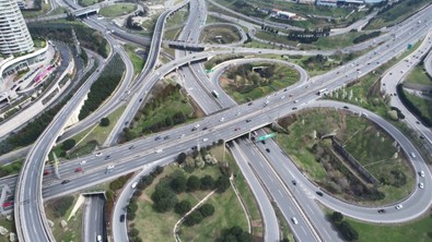 İstanbul bayramın 2'nci günü boşaldı! Yollar havadan görüntülendi - Resim : 2