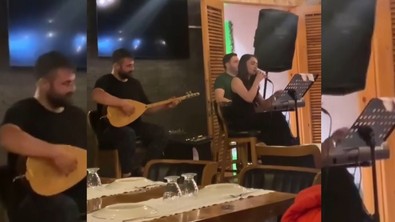 Sahnede korkutan kaza! Ünlü şarkıcının üzerine hoparlör devrildi - Resim : 1