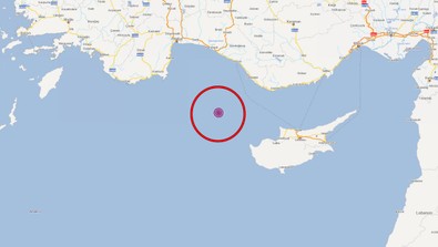 Akdeniz'de deprem! - Resim : 1