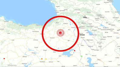 Kars'ta korkutan deprem!.. Büyüklüğü..! - Resim : 1