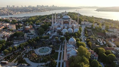 Ayasofya'da bayram namazı - Resim : 1