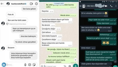 Eşini darp ettiği iddia ediliyor! Ünlü şarkıcı Kaan Boşnak'ın mesajları ifşa oldu! "Hamile bırakayım seni!" - Resim : 1