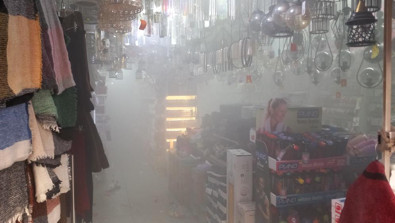 Çorlu'da kaza ile tutuşturulan havai fişekler 1 kişiyi yaraladı! - Resim : 1