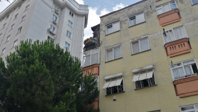 Çıkan gürültüyle yer yerinden oynadı! 4 katlı binada meydana geldi! - Resim : 1
