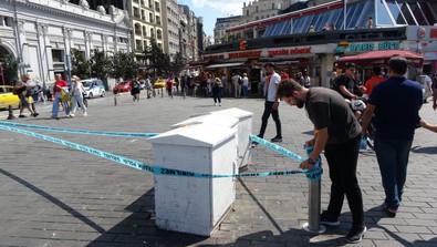 Taksim Meydanı'nda ateş saçan trafo, vatandaşları korkuttu! - Resim : 2