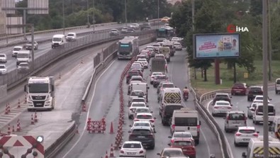 'Beyaz yol' trafik çilesi olmaya devam ediyor! Sürecin uzaması tepkilere neden oldu - Resim : 1