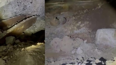 Hatay'da ilginç olay! İnşaat temelinde mezar odaları ortaya çıktı! - Resim : 1