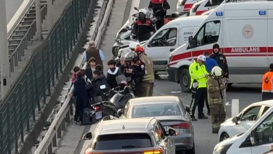 Sarıyer'de okul servisi devrildi: Bölgeye çok sayıda ekip sevk edildi! - Resim : 1