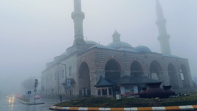 Edirne'de termometreler 9 dereceyi gösterdi. Selimiye Camii gözden kayboldu - Resim : 2