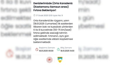 Meteoroloji 14 saat sürecek fırtına için uyardı! - Resim : 1