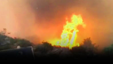 Alevlerle dip dibe mücadele günlerdir devam ediyor! Bakan Yumaklı, 'En sorunlu ilimiz’ diyerek işaret etti - Resim : 1