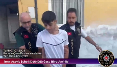 İzmir'de hem saldırıya uğradı hem gasbedildi! - Resim : 1