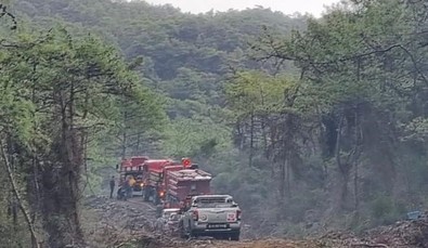 Marmaris'te çıkan yıldırım yangın korkuttu - Resim : 1