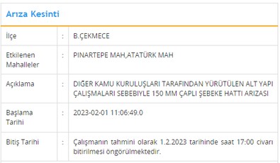 İSKİ, vatandaşları uyardı! Bu ilçeye dikkat, 10 saat sular gelmeyecek - Resim : 2