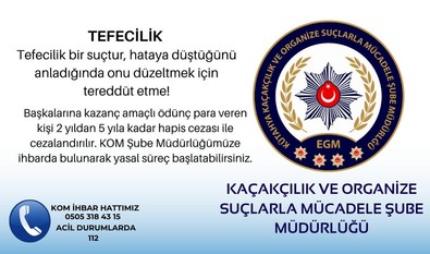 KOM ekiplerinden İstanbul'da vatandaşlara 'tefecilik' suçuna ilişkin bilgilendirme - Resim : 1